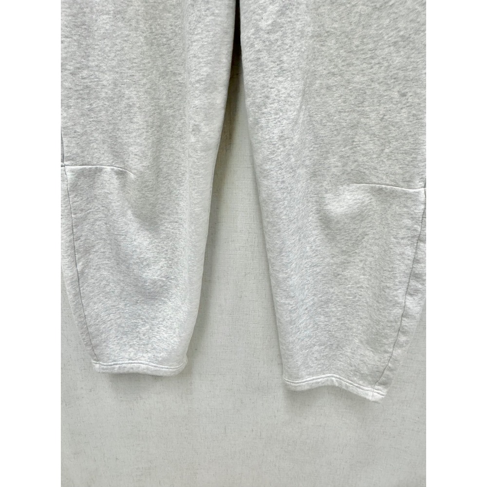 Abercrombie & Fitch Sunday Barrel Sweatpants Women Medium Heather Gray Wide Leg - Picture 5 of 13
